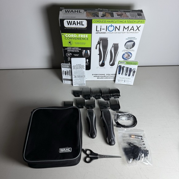 Wahl Home Products Li-Ion Max Rechargeable Cordless Clipper Haircutting Kit - Picture 3 of 16